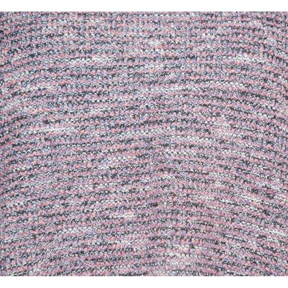 NWT Loft Plus Pink Purple Textured Knit Turtleneck Sweater Size 16 18 3/4 Sleeve - Picture 3 of 8